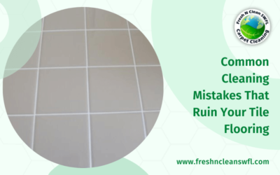 Common Cleaning Mistakes That Ruin Your Tile Flooring