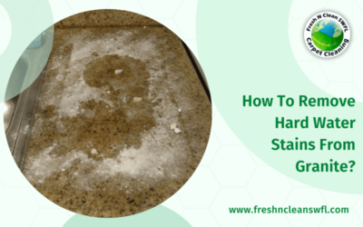 How To Remove Hard Water Stains From Granite?
